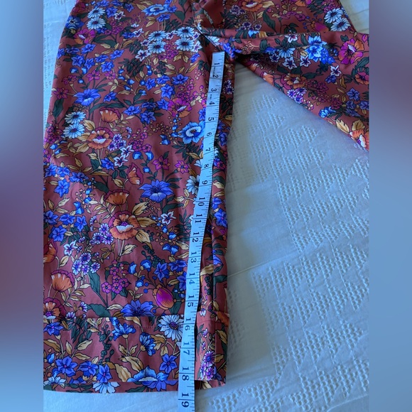 ATHROPOLOGIE MAEVE Flower Power High Rise Cropped Cotton Blend Pant Size 8 - Picture 12 of 15